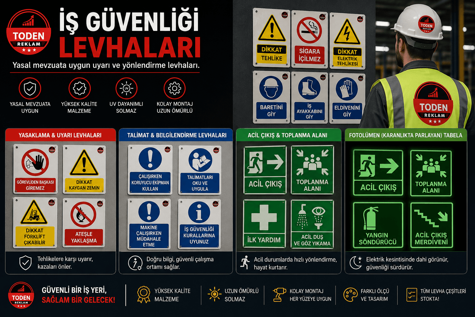 İş Güvenliği Levhaları